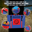 Load image into Gallery viewer, an info graphic explaining the benefits of the Travel Bag