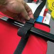 Load image into Gallery viewer, the velcro strap on the bag