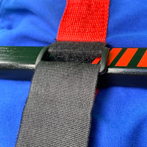 A close up of the twig strap